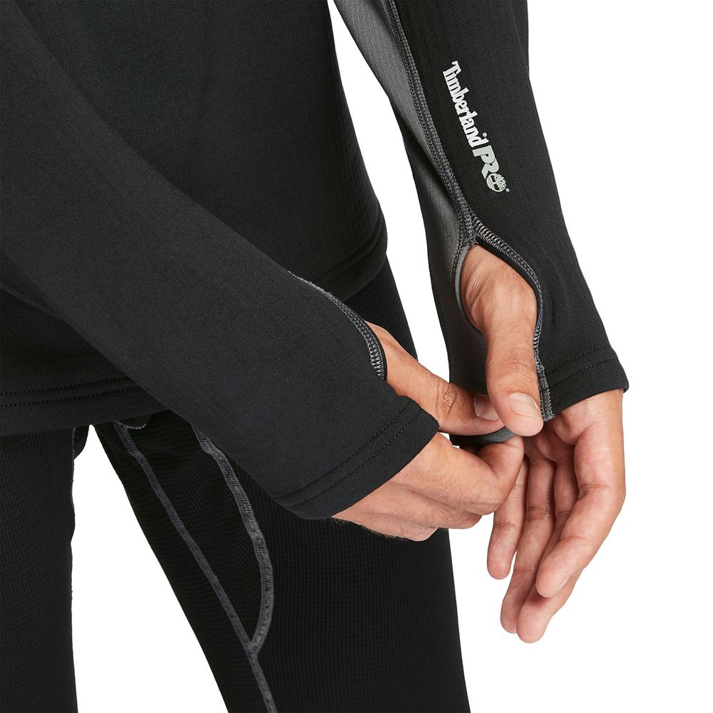 Camisetas Masculino - Timberland Pro® Skim Coat Thermal Base Layer - IVLPR0976 - Pretas